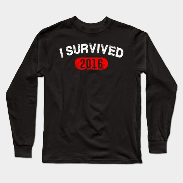 I Survived 2016 Long Sleeve T-Shirt by marinackbar